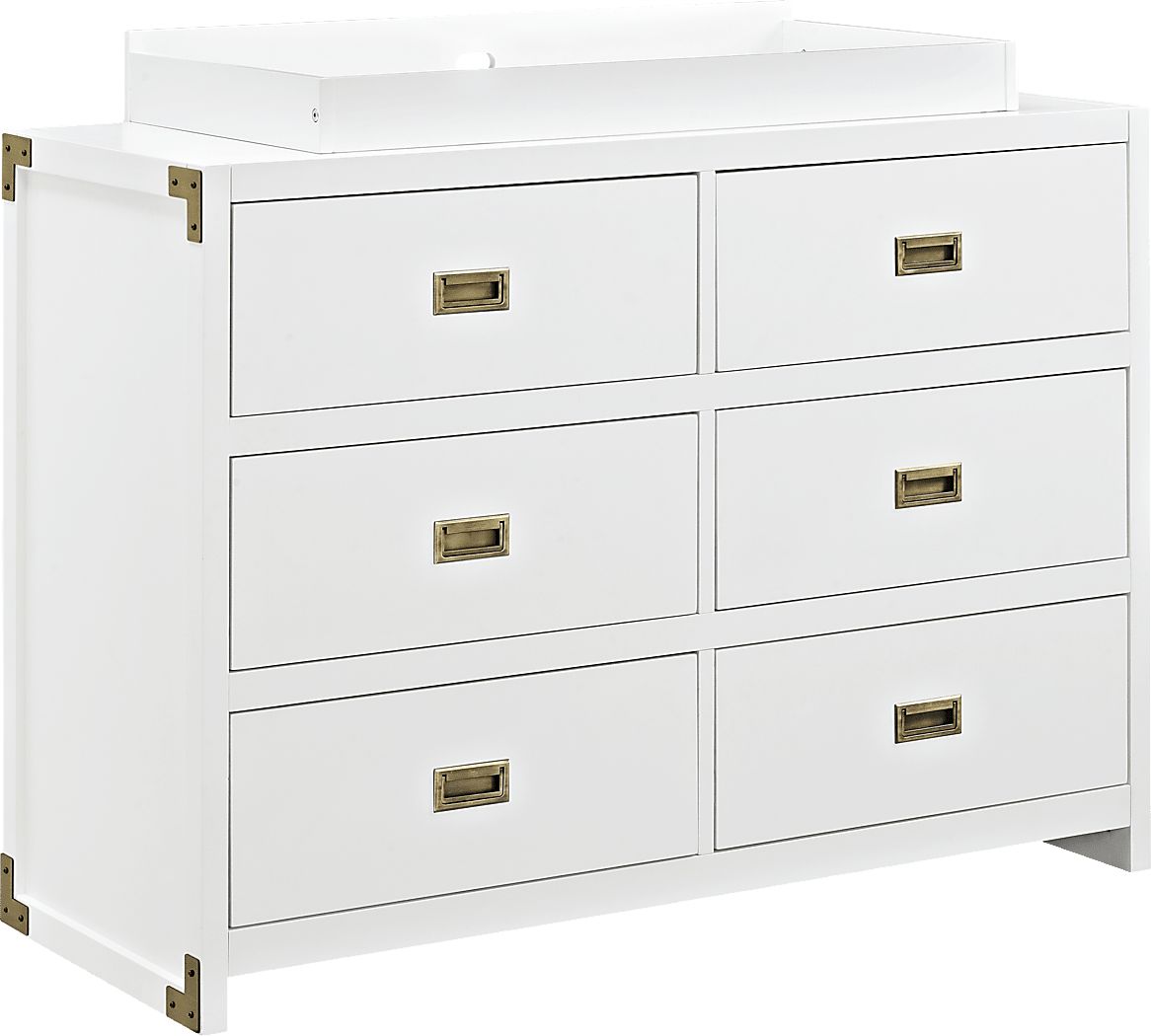 Kiernan White Dresser and Topper Set Rooms To Go