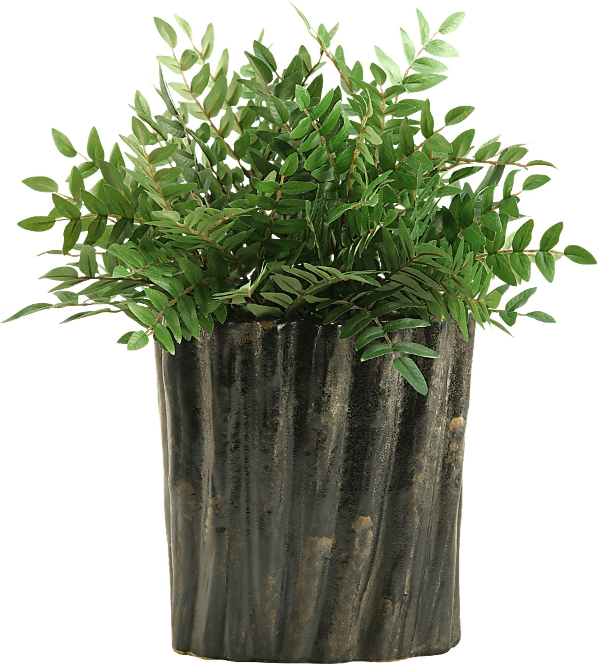 Kieryn Green Locust Large Silk Plant - Image 1