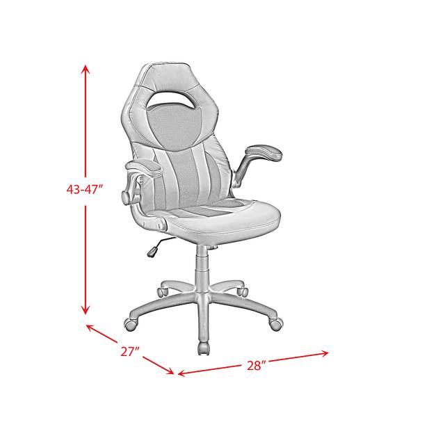 Kilarney Red Gaming Chair - Thumbnail - Image 4