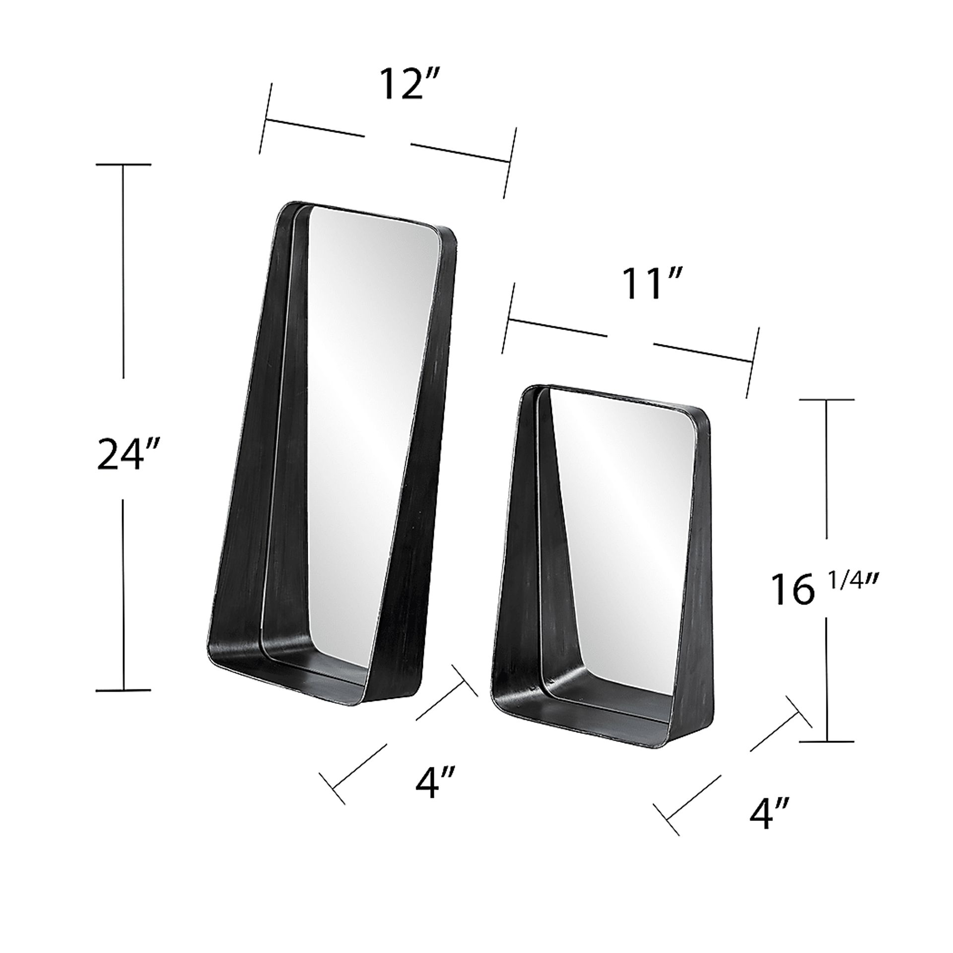 Kilbirnie Black Mirror, Set of 2 - Image 3