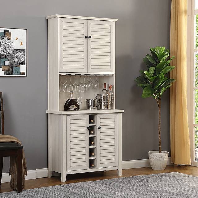 Kilbourn White Bar Cabinet - Thumbnail - Image 4