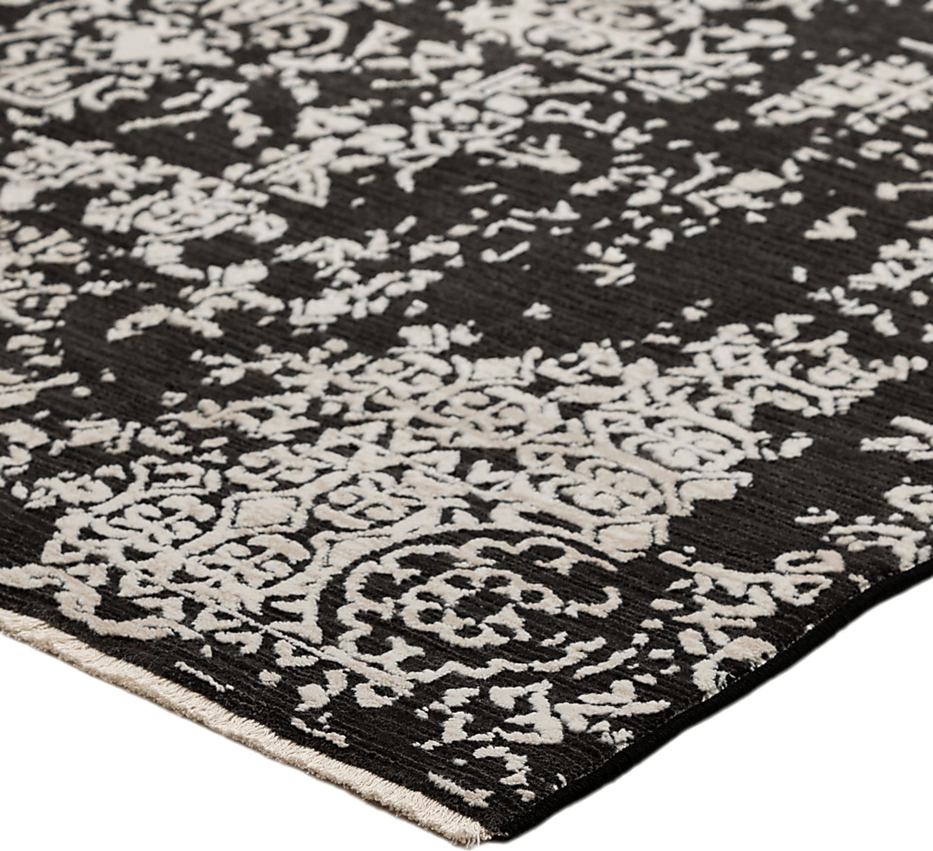Kilbourne Black 3' x 5' Rug - Image 2