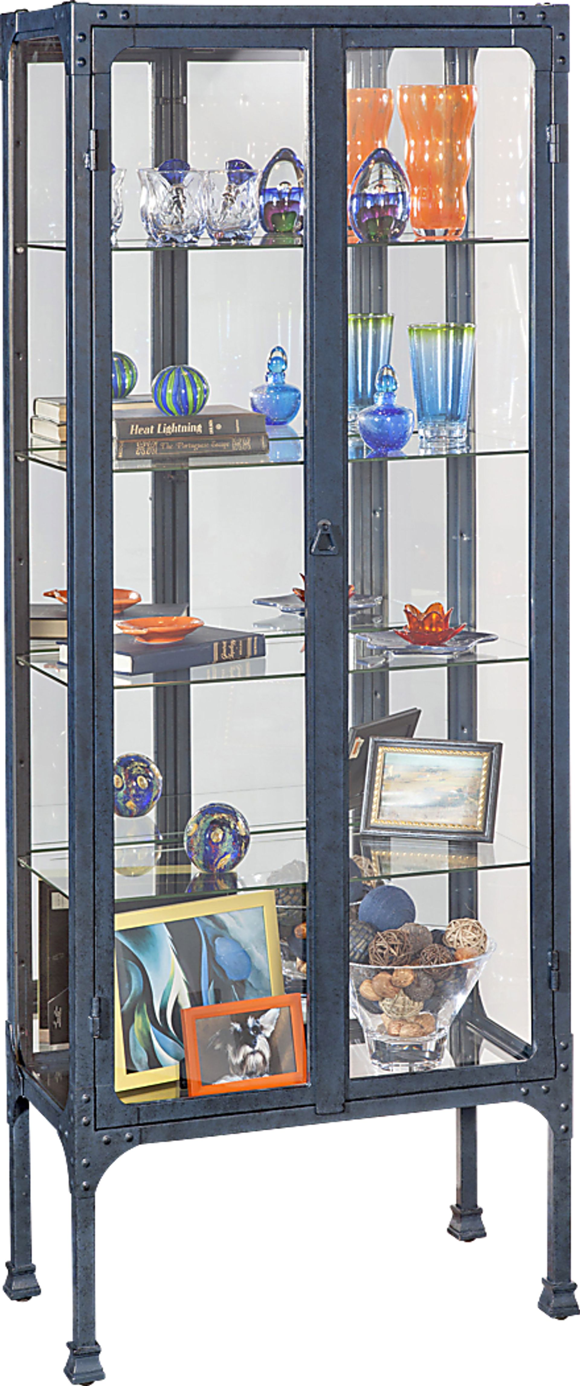 Kildair Blue Display Cabinet - Image 1