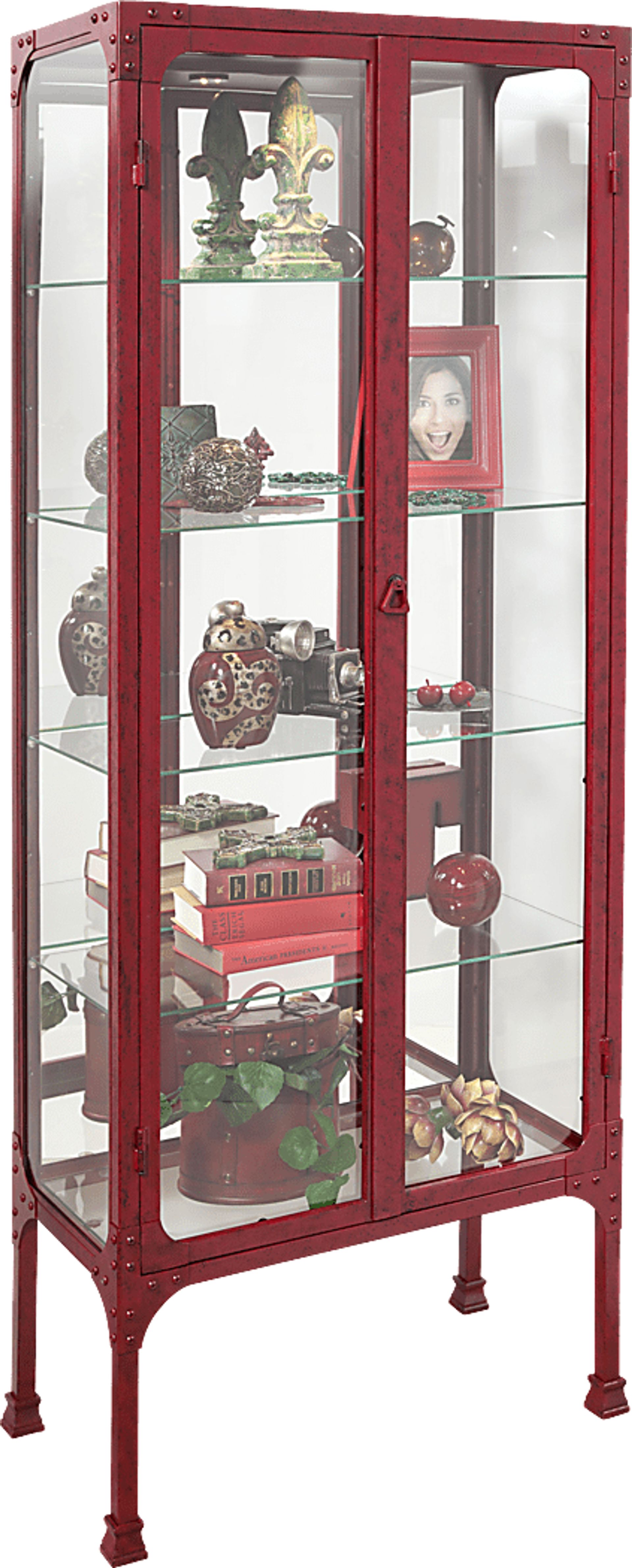 Kildair Red Display Cabinet - Image 1