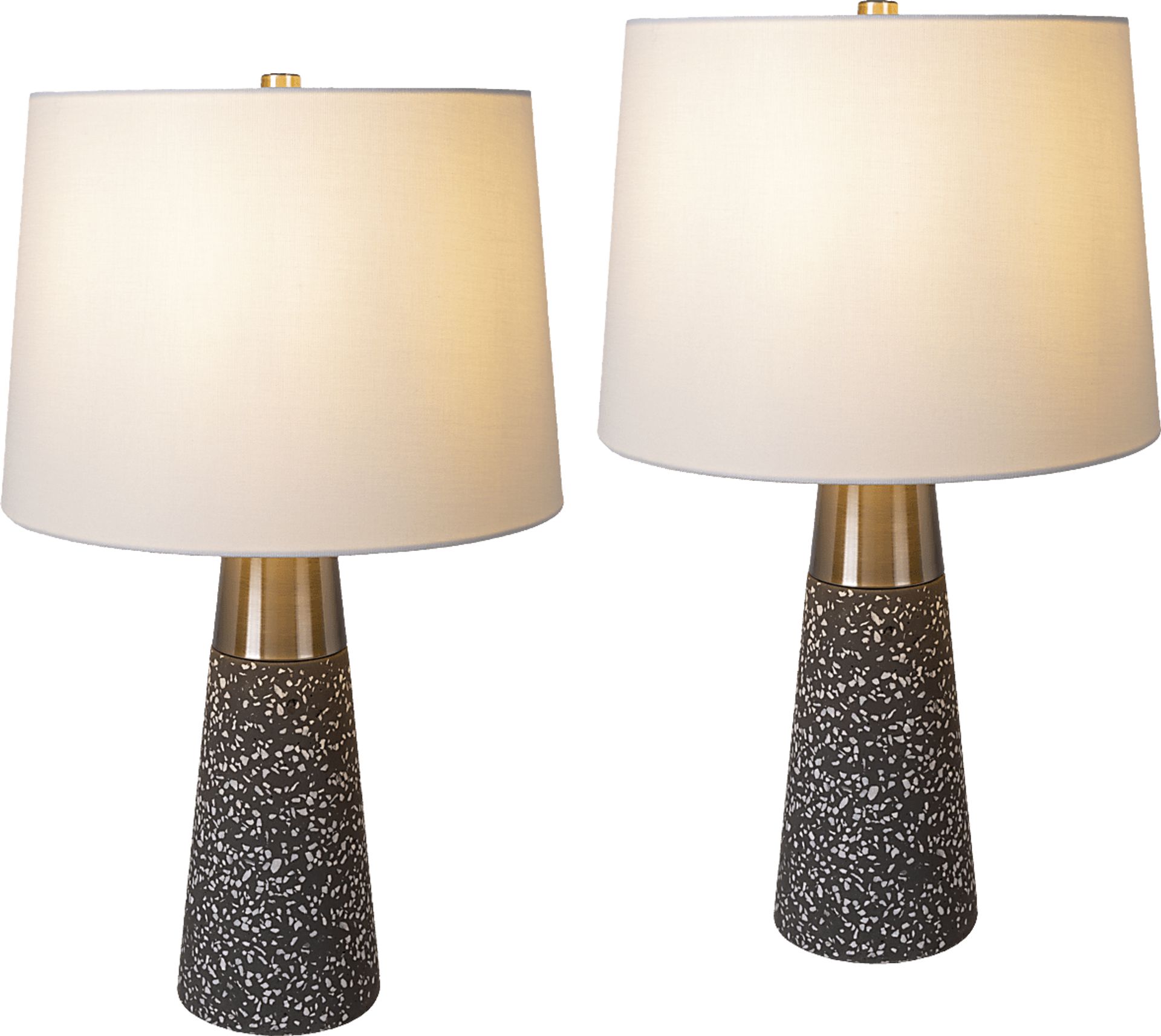 Kildate Edge Gray Table Lamps, Set of 2 - Image 3