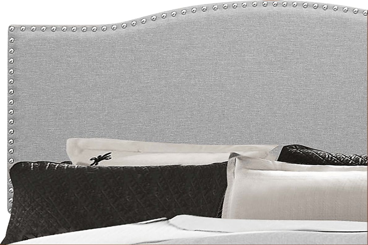 Kiley Gray Full Upholstered Bed