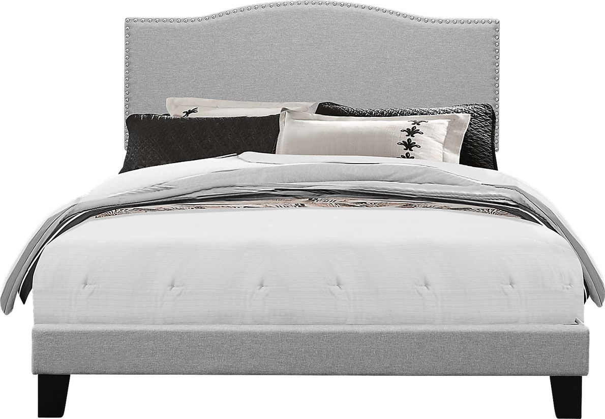 Kiley Gray Full Upholstered Bed