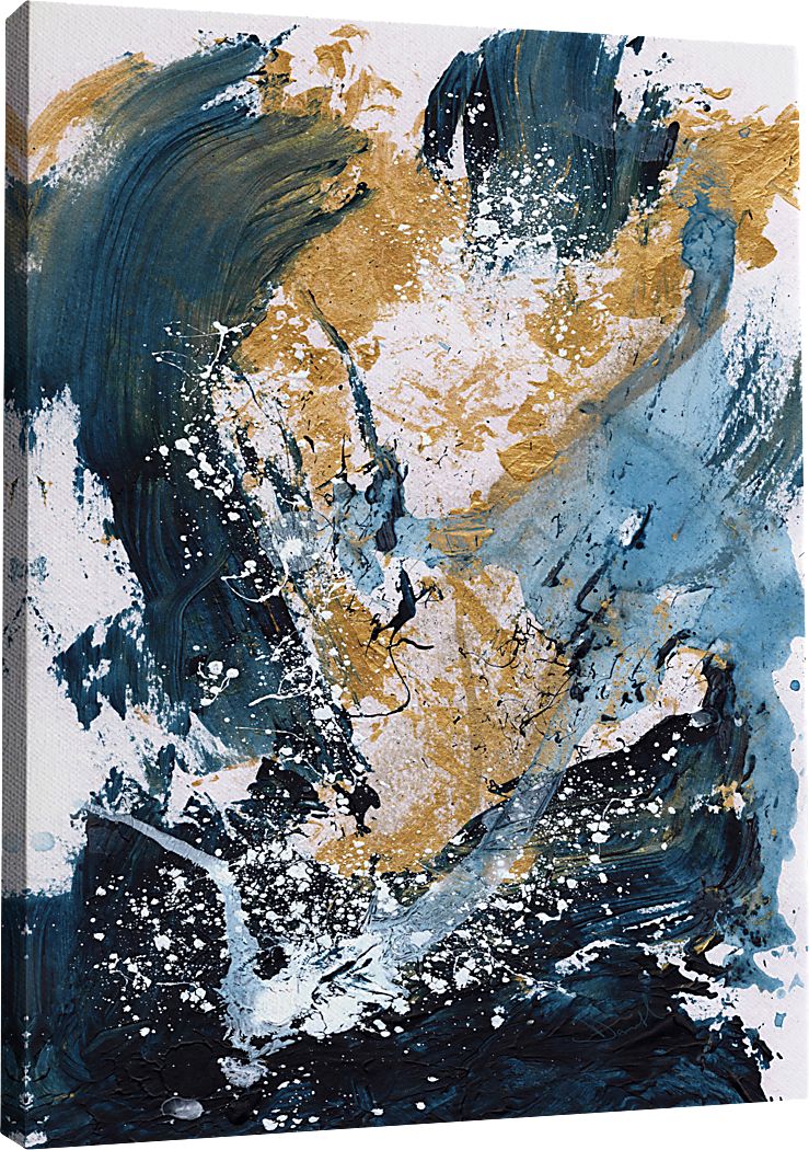 Killamey Blue Canvas Wall Art