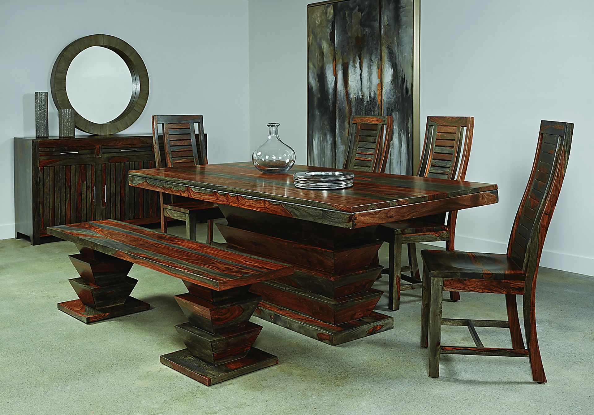 Killashee Brown Credenza - Image 5