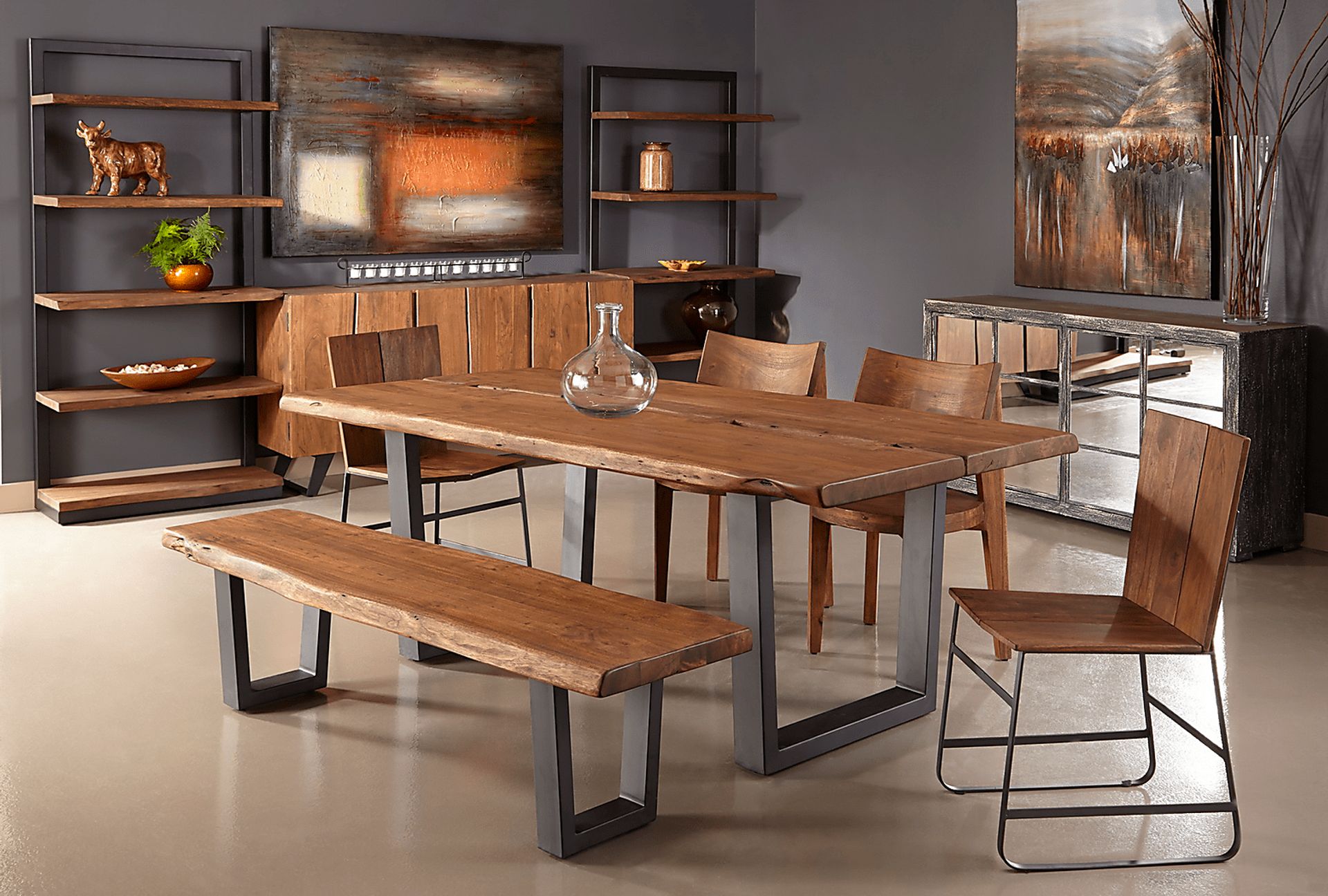 Killean Brown Dining Table - Image 4