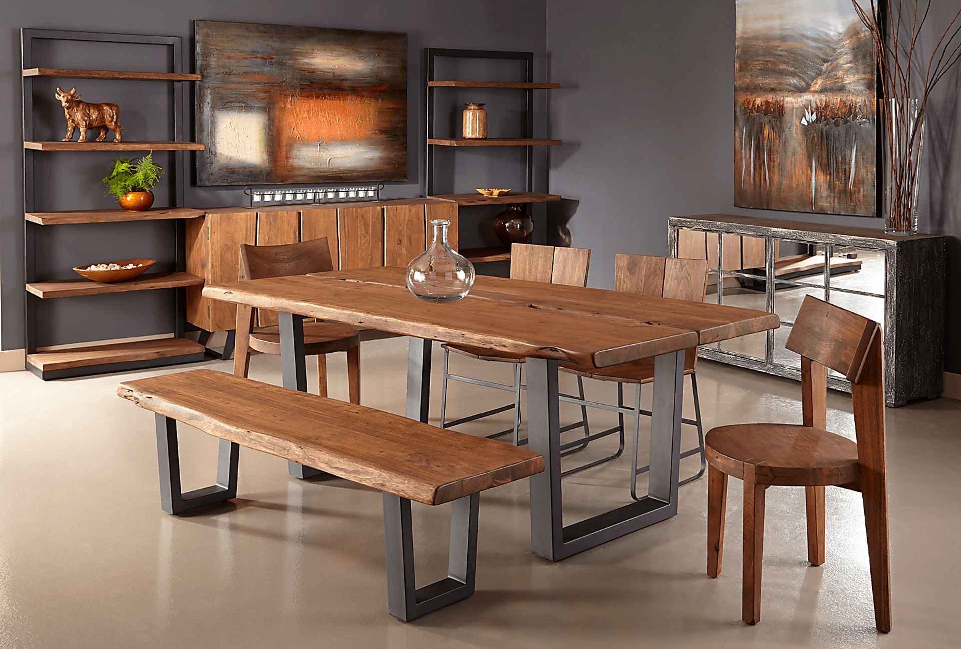 Killean Brown Dining Table - Image 7