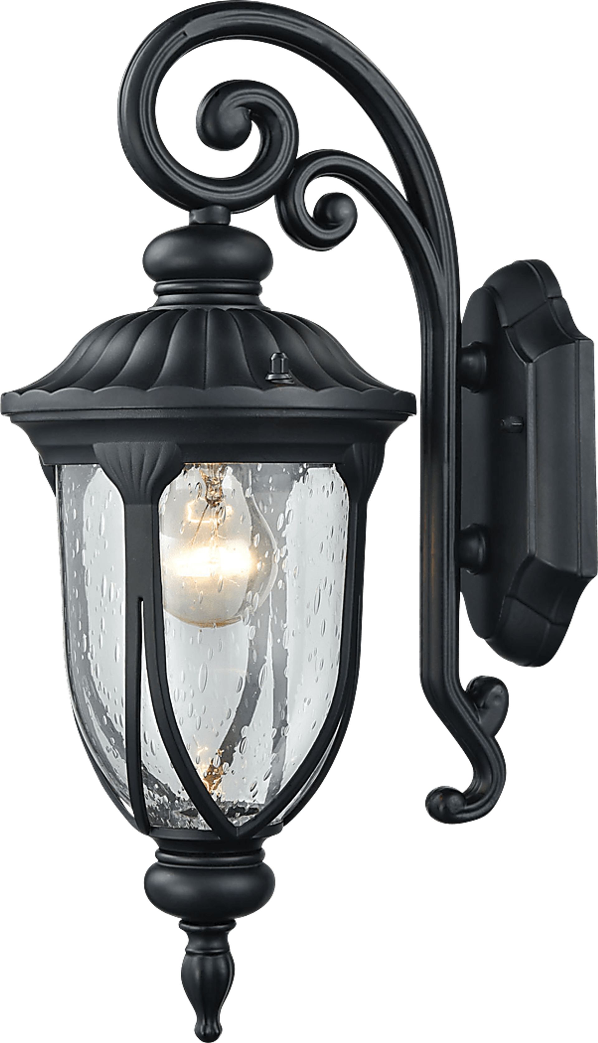 Killian Black Outdoor Wall Sconce - Image 1