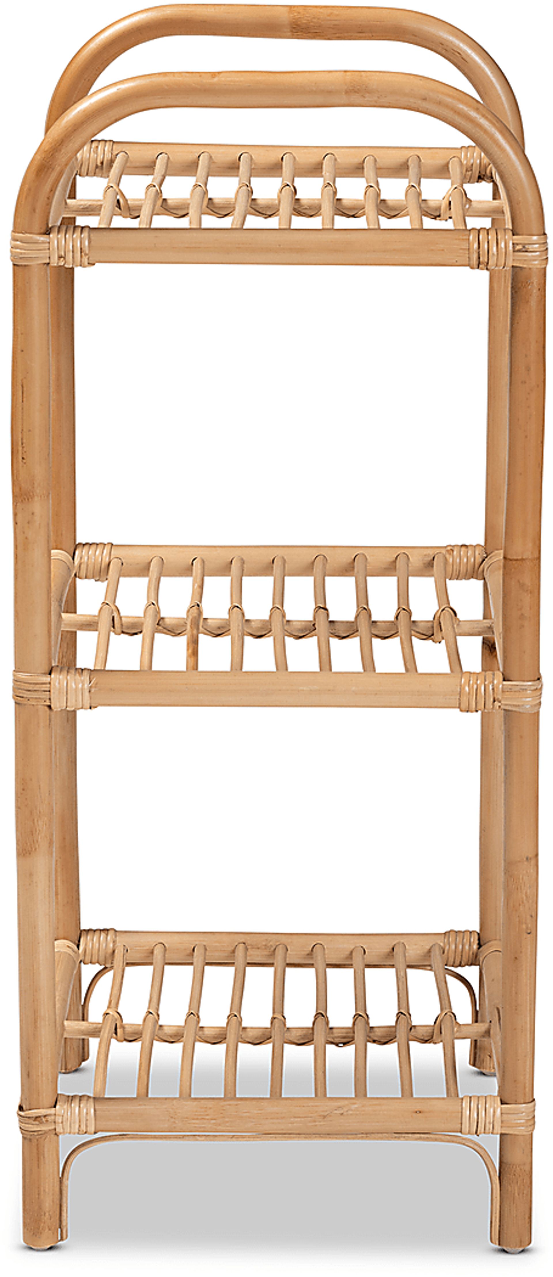Kilmarnock Brown 3 Tier Display Shelf - Image 3
