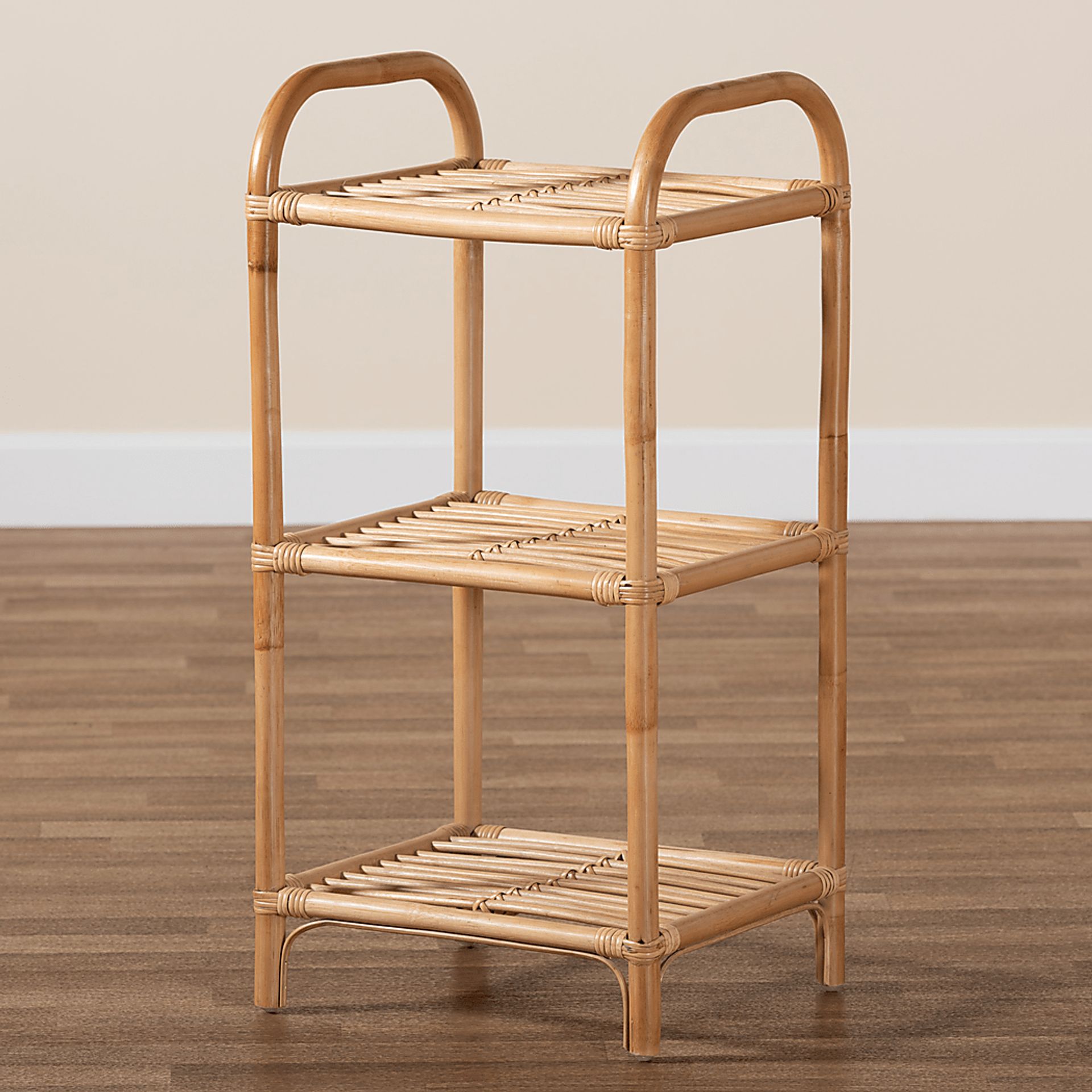 Kilmarnock Brown 3 Tier Display Shelf - Image 6