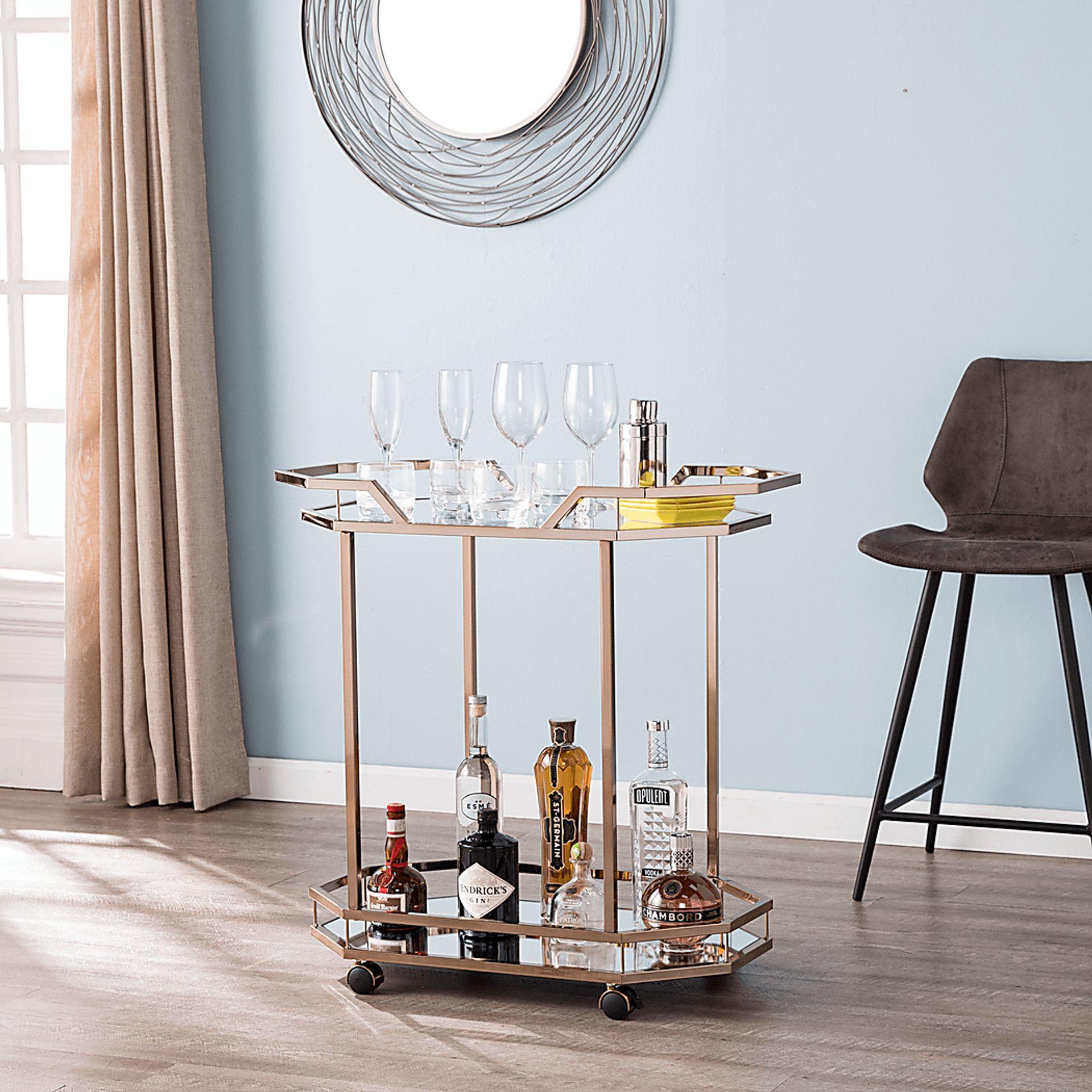 Kilmarnock Champagne Bar Cart - Image 4