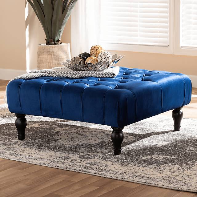 Kilon Blue Cocktail Ottoman - Thumbnail - Image 2
