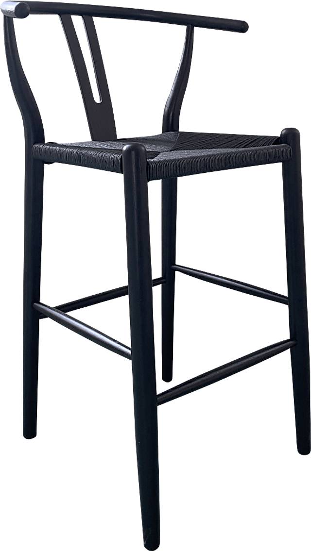 Kilps Black Bar Stool - Thumbnail - Image 1