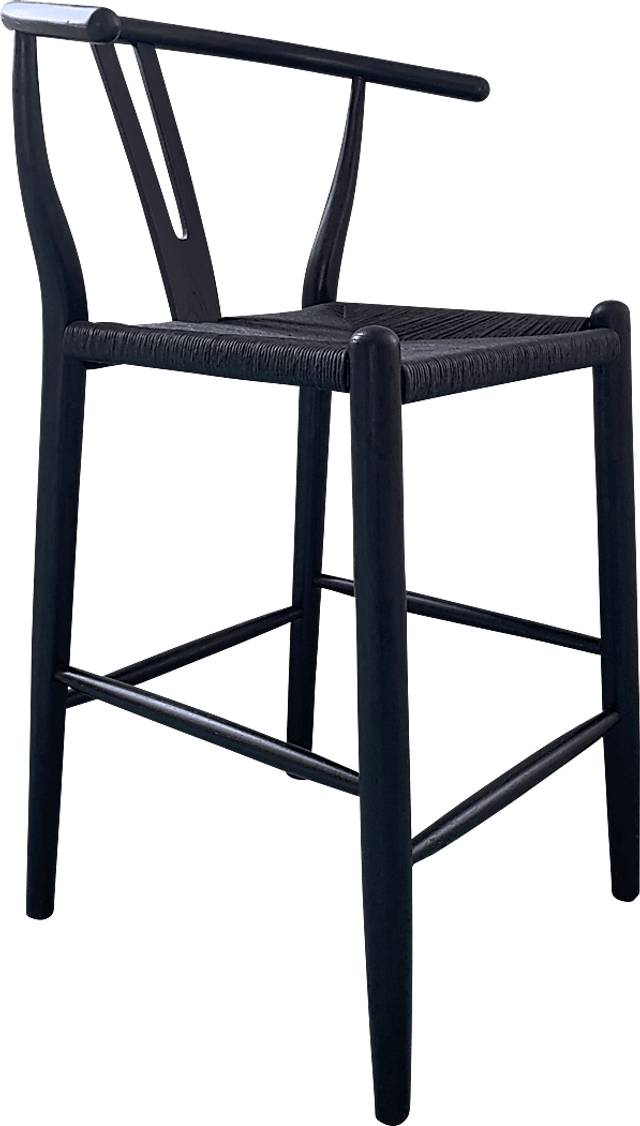 Kilps Black Counter Stool - Thumbnail - Image 1