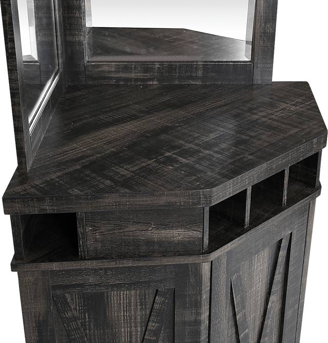 Kilso Charcoal Bar Cabinet - Thumbnail - Image 4