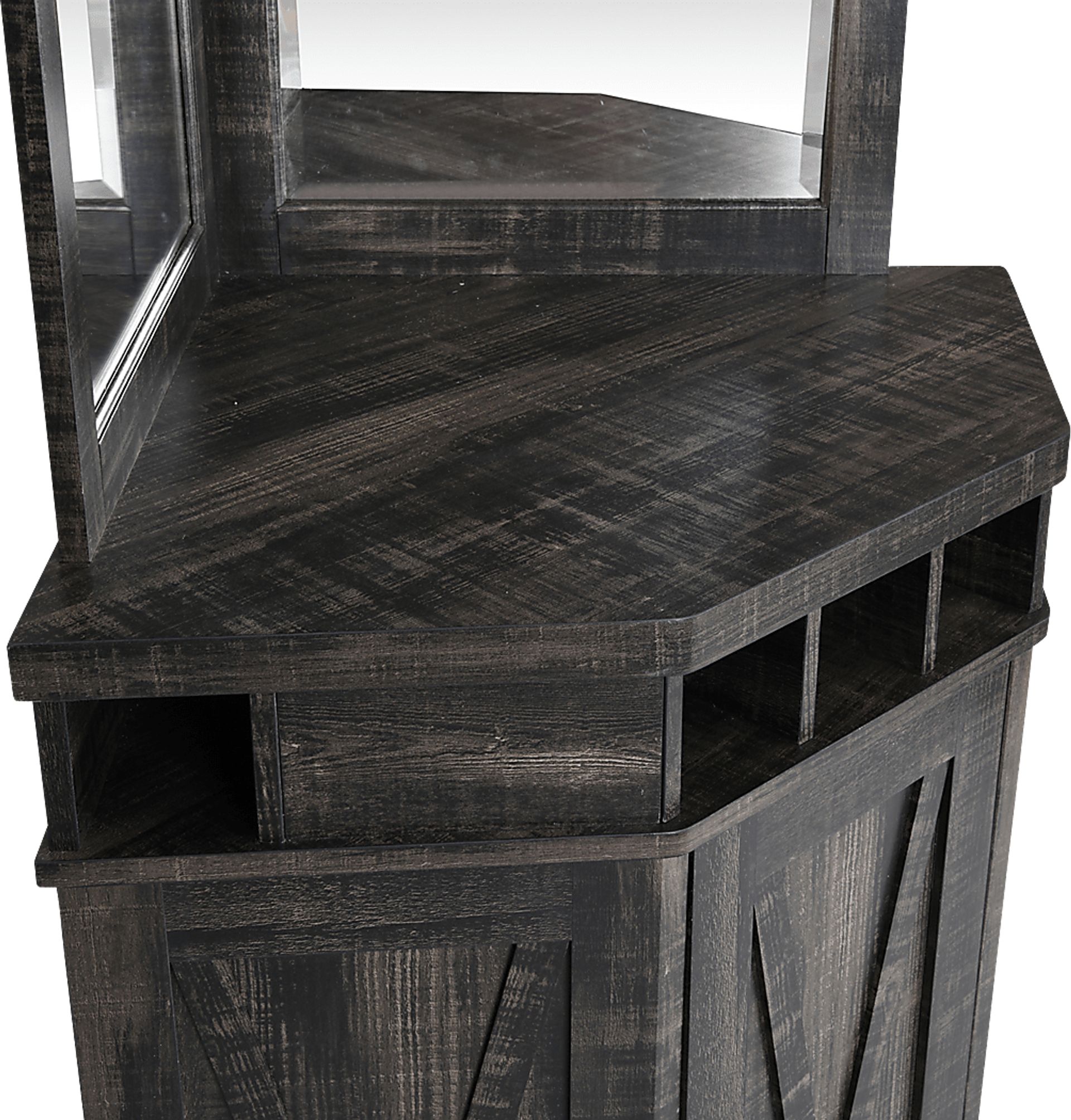 Kilso Charcoal Bar Cabinet - Image 4