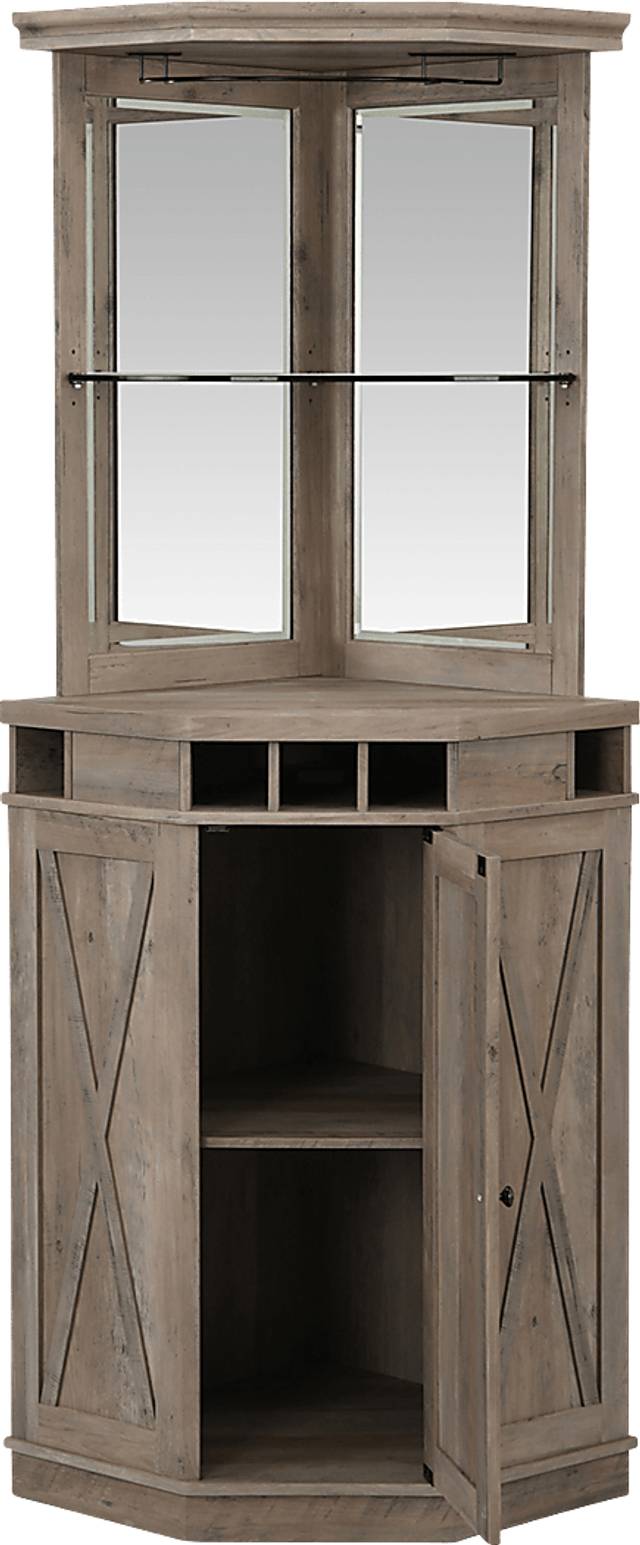 Kilso Gray Bar Cabinet - Thumbnail - Image 3