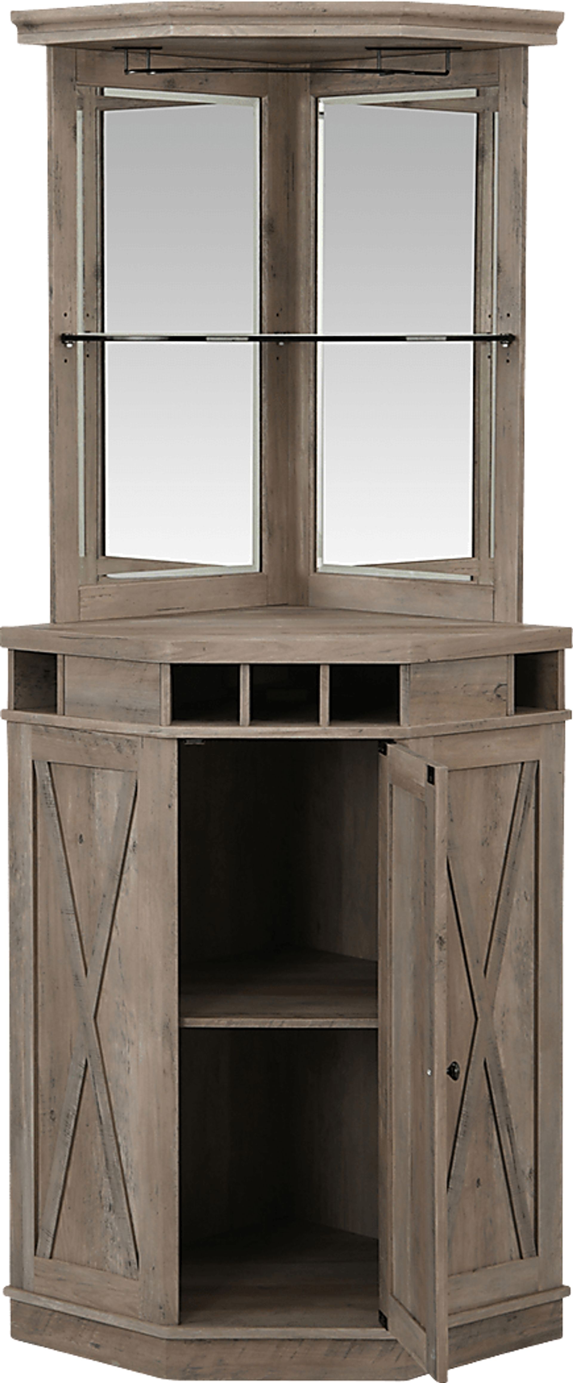 Kilso Gray Bar Cabinet - Image 3