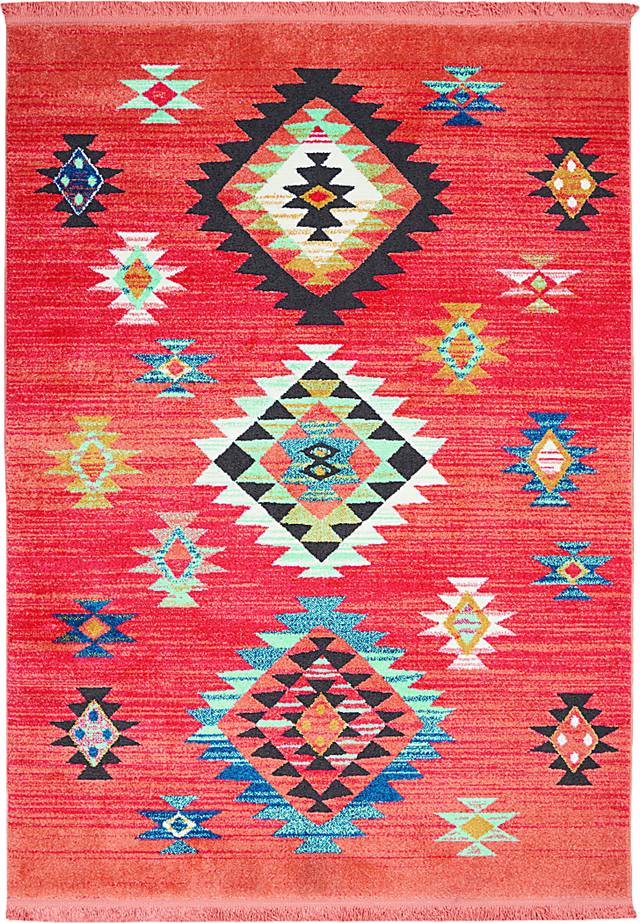 Kids Kima Persimmon 5'3 x 7'6 Rug - Thumbnail - Image 1