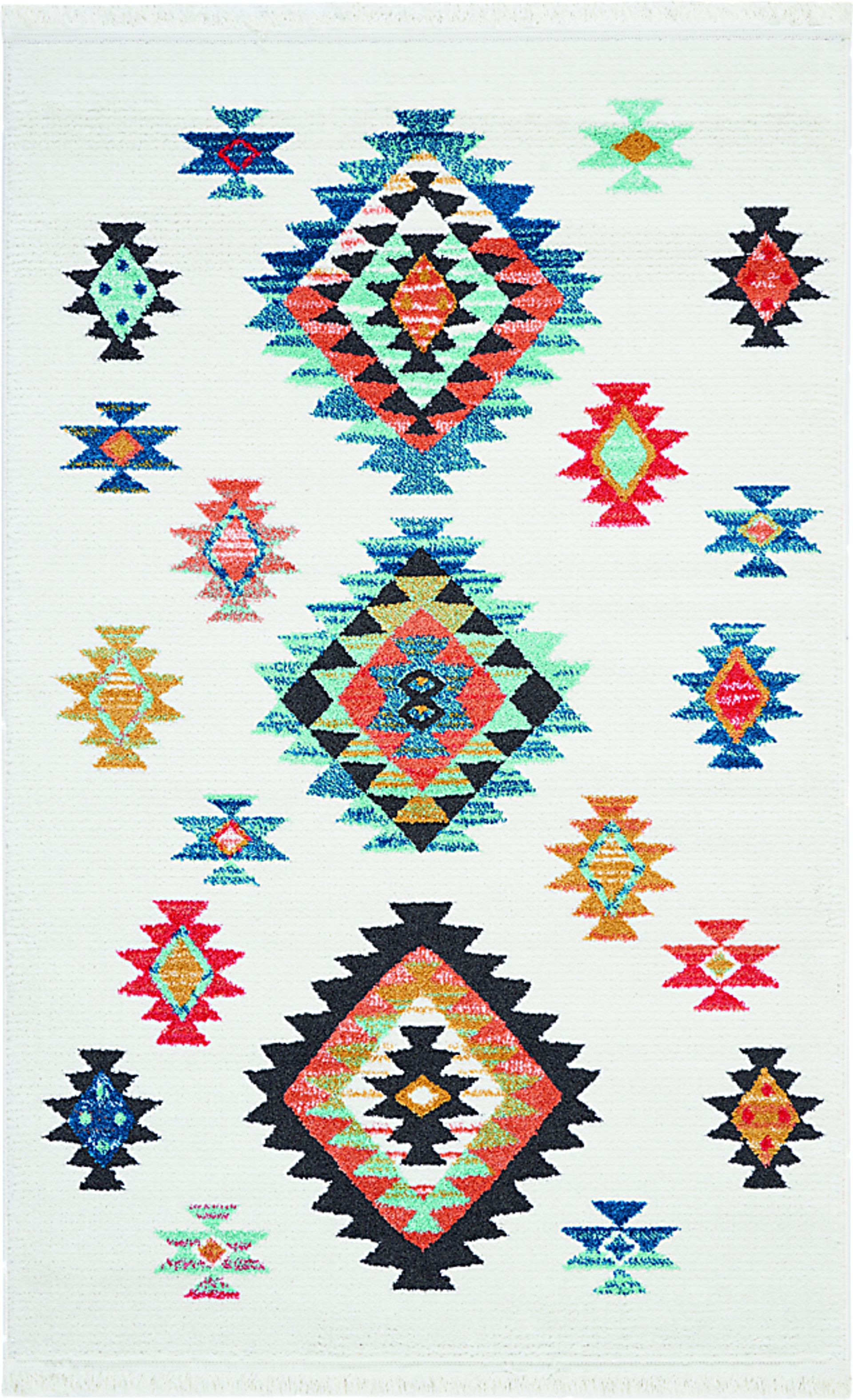Kids Kima White 3'11 x 6'2 Rug - Image 1