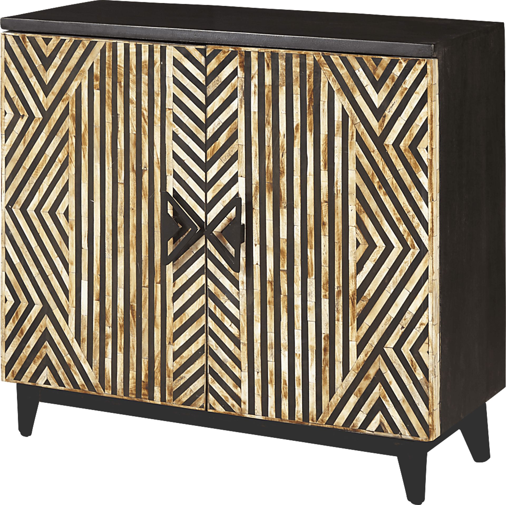 Kimamy Brown Accent Cabinet - Image 3