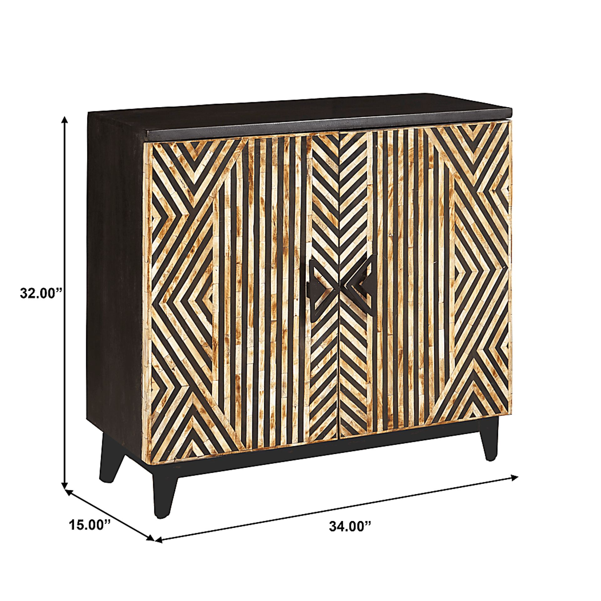 Kimamy Brown Accent Cabinet - Image 9