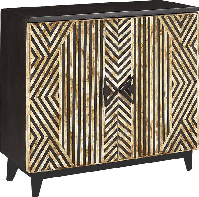 Kimamy Brown Accent Cabinet - Thumbnail - Image 1