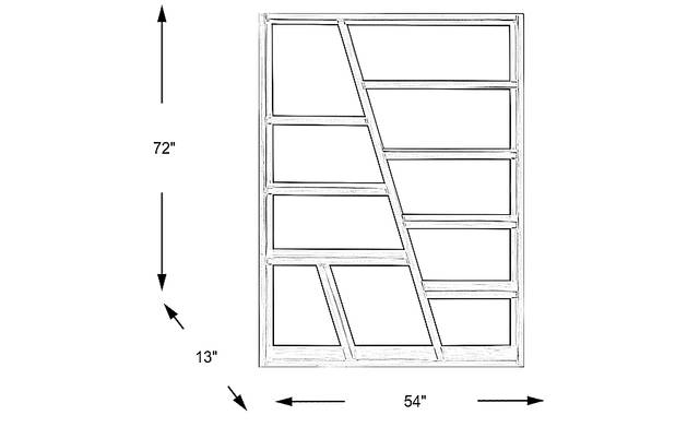 Dimension Image. Please refer to the Dimension Tab on this page for dimension details.