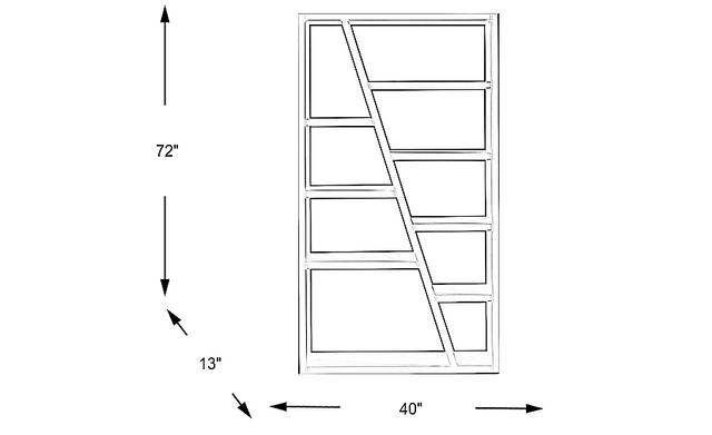 Dimension Image. Please refer to the Dimension Tab on this page for dimension details.