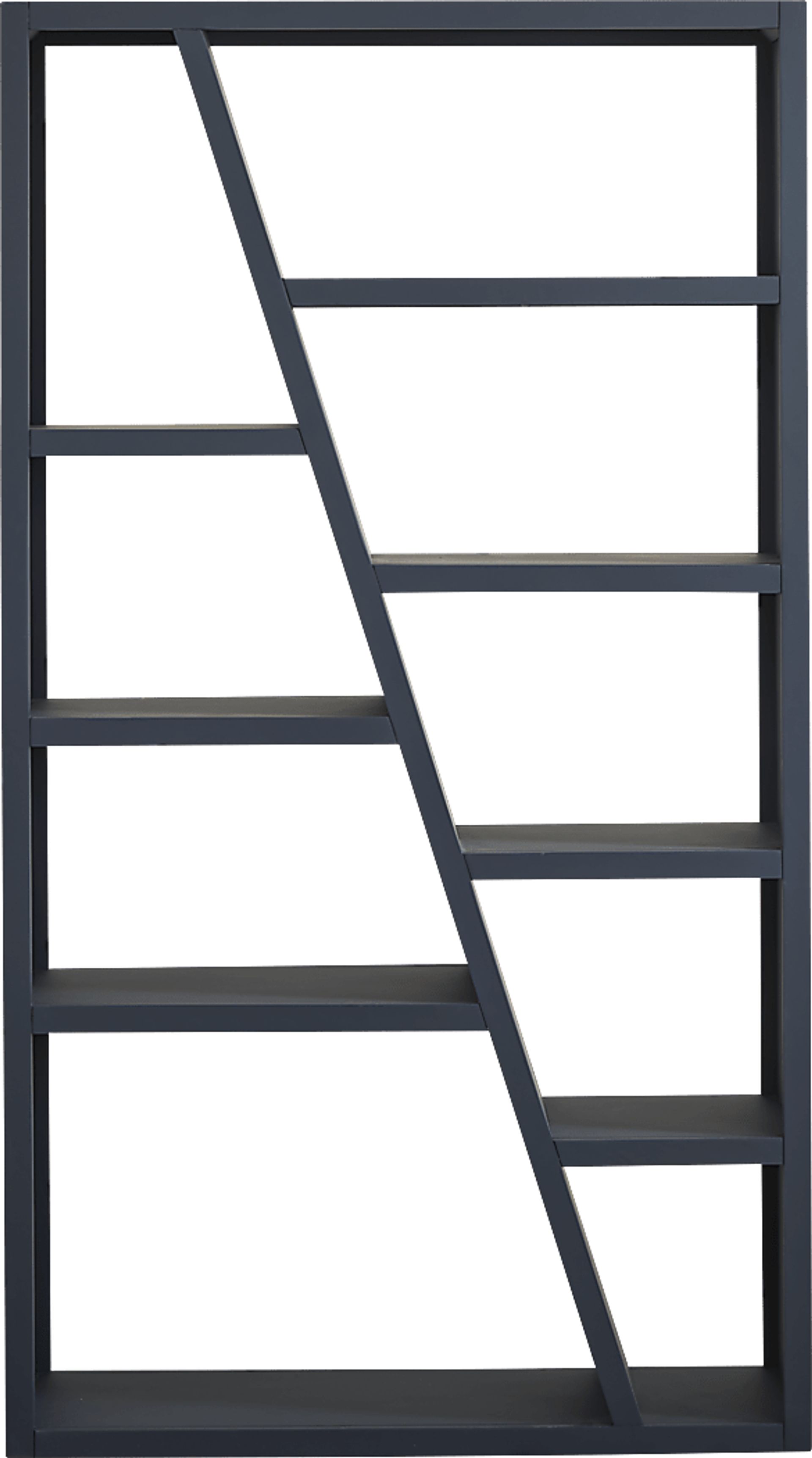 Kimball Junction Dark Blue 40" Room Divider Bookcase - Image 1