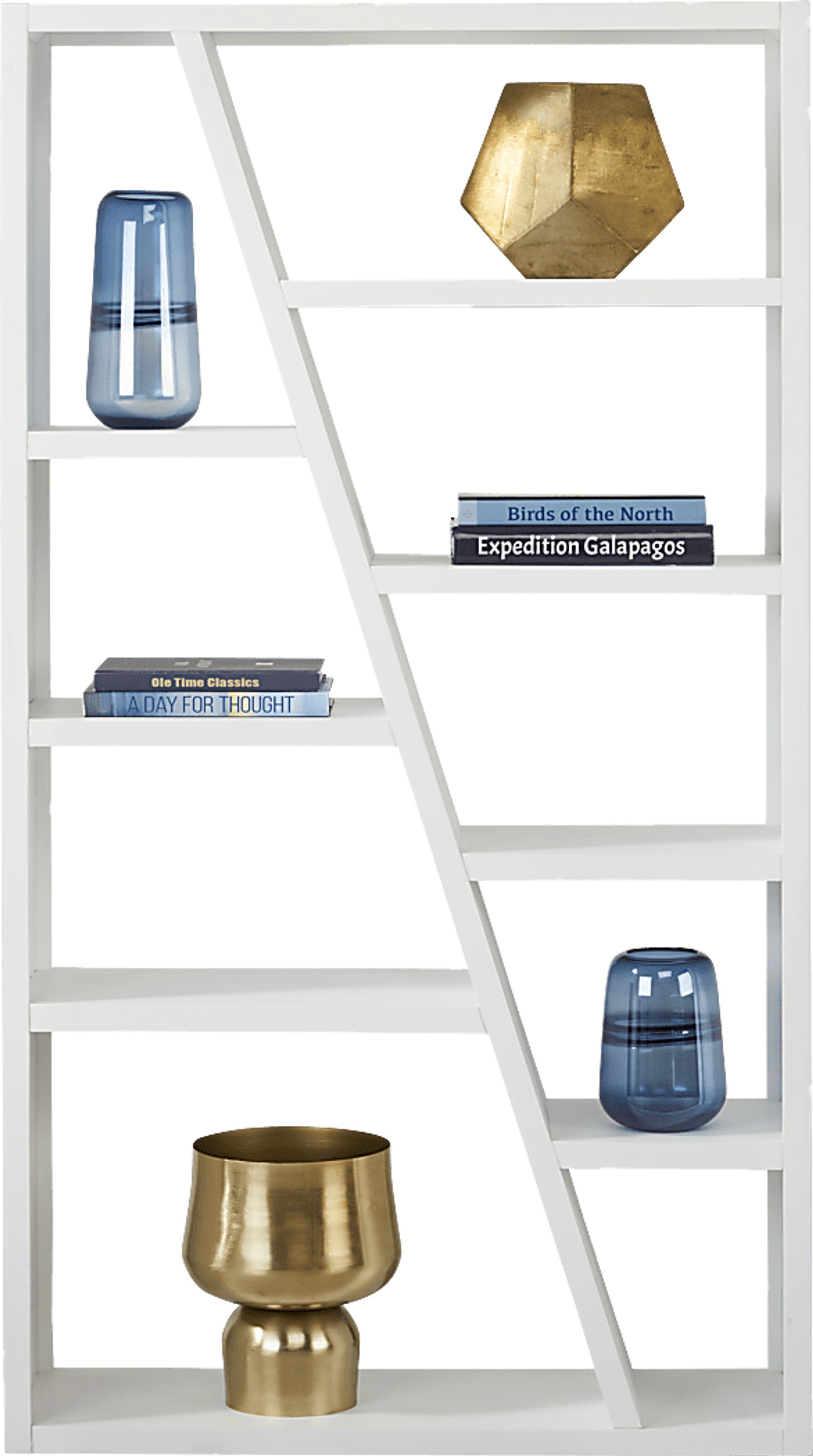 Kimball Junction White 40" Room Divider Bookcase - Image 2