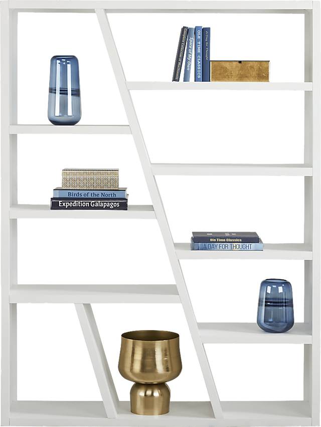 Kimball Junction White 54" Room Divider Bookcase - Thumbnail - Image 2