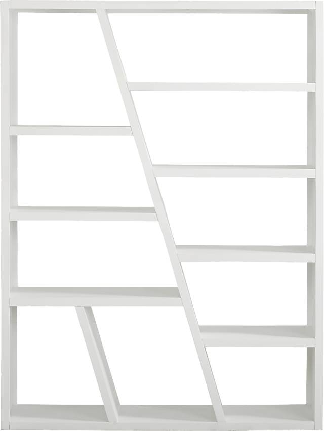 Kimball Junction White 54" Room Divider Bookcase - Thumbnail - Image 1