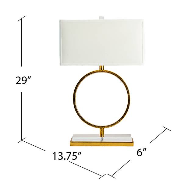 Kimball Post Gold Lamp - Thumbnail - Image 4