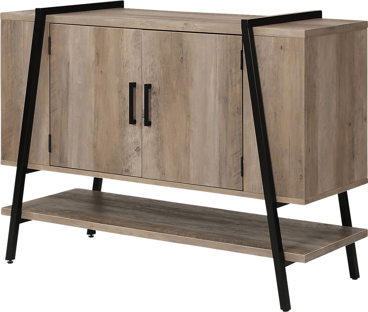 Kimbark Beige Colors,Light Wood,White Server | Rooms to Go