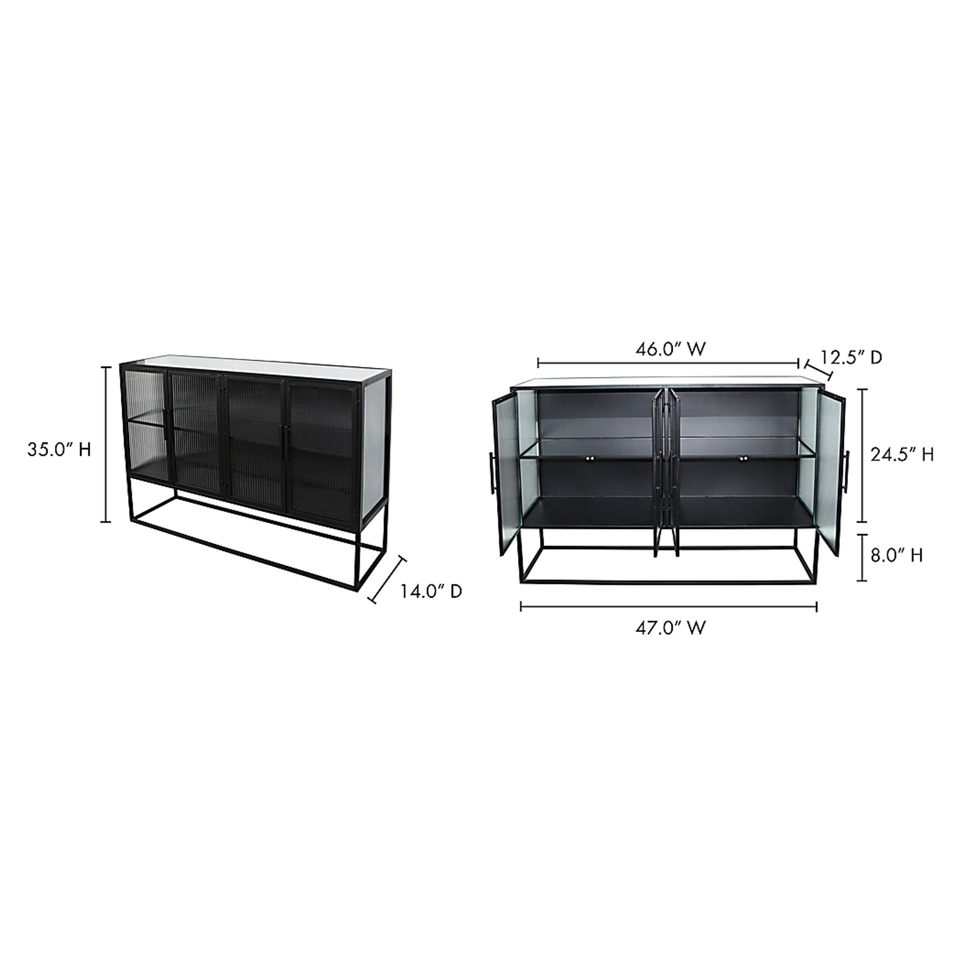 Kimbarkly Black Cabinet - Image 7