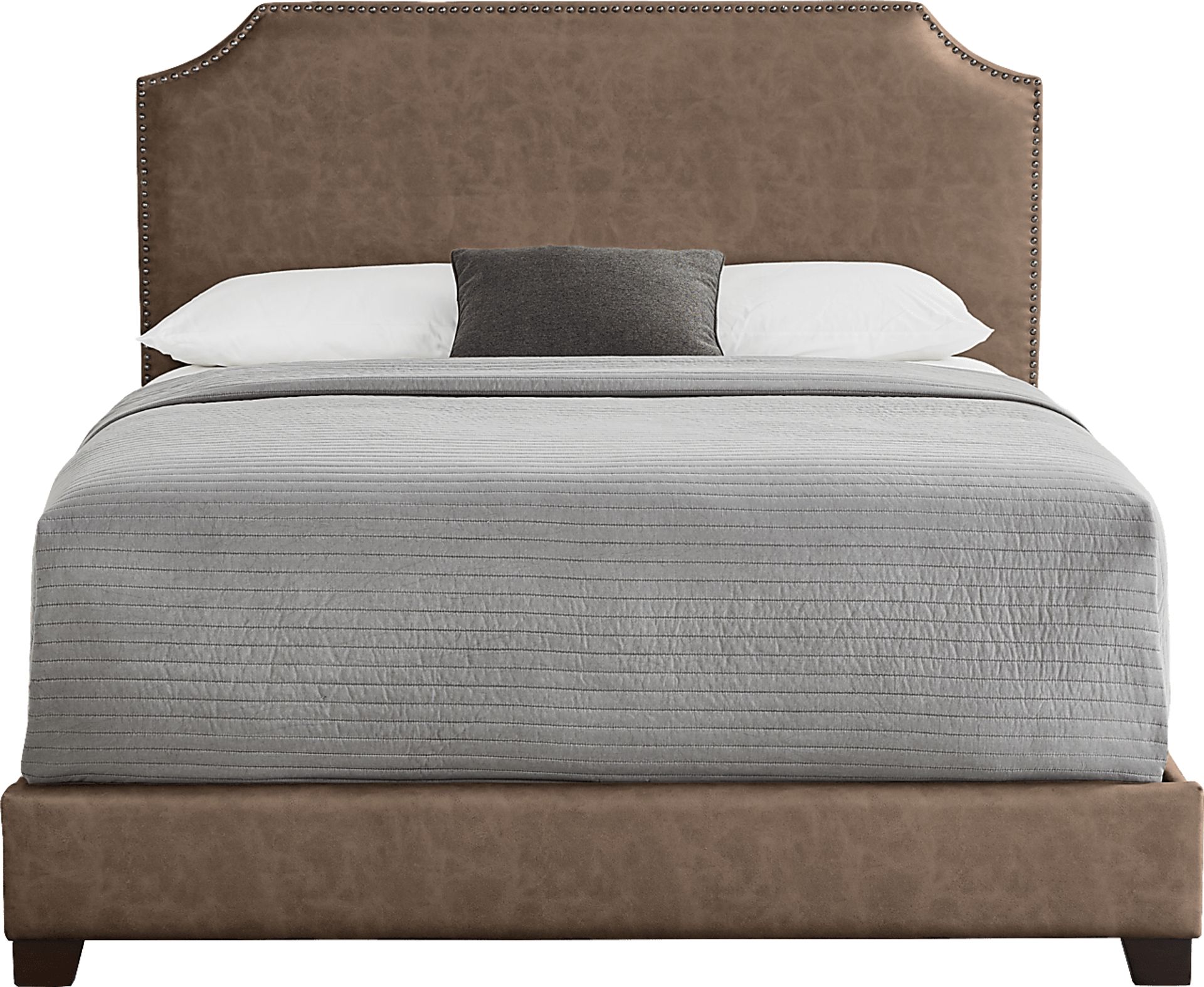 Kimberley Brown 3 Pc King Upholstered Bed - Image 1