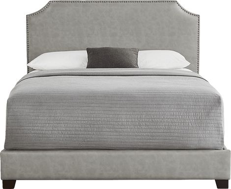 Kimberley Gray 3 Pc Queen Upholstered Bed
