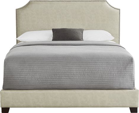 Kimberley Tan 3 Pc King Upholstered Bed