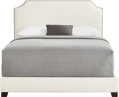 Kimberley White 3 Pc Queen Upholstered Bed