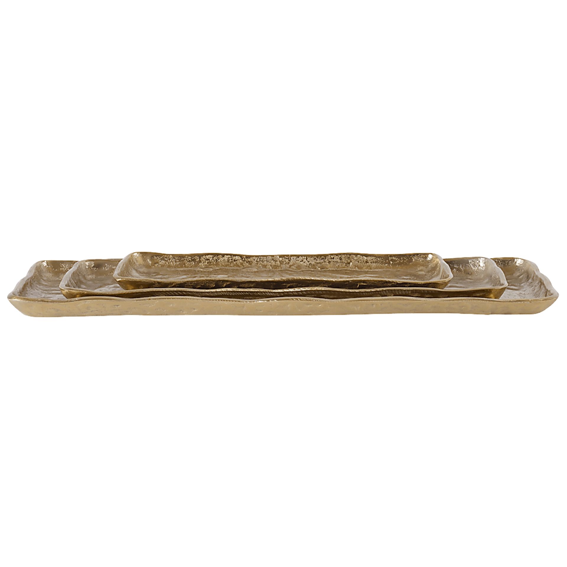 Kimberlin Gold Tray, Set of 3 - Image 1