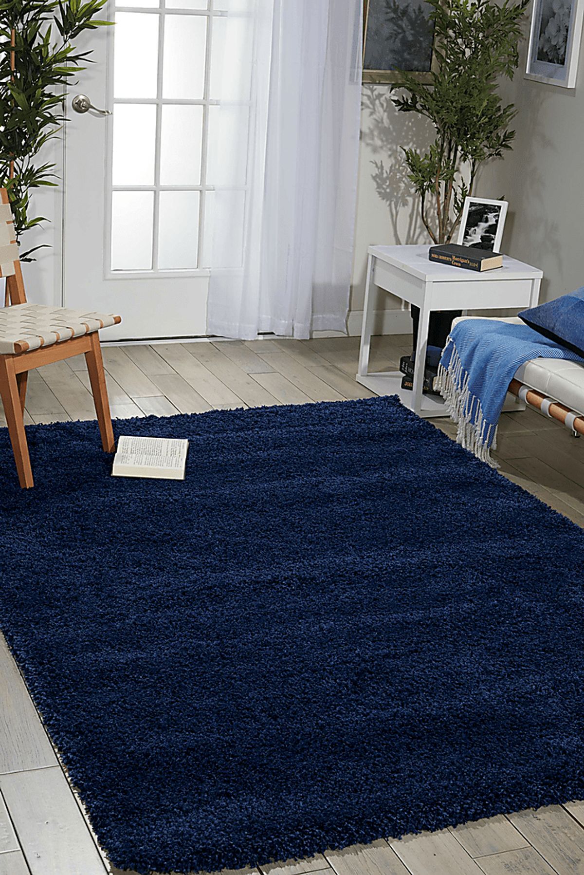 Kimberlite Blue Polypropylene Fabric Rug | Rooms to Go