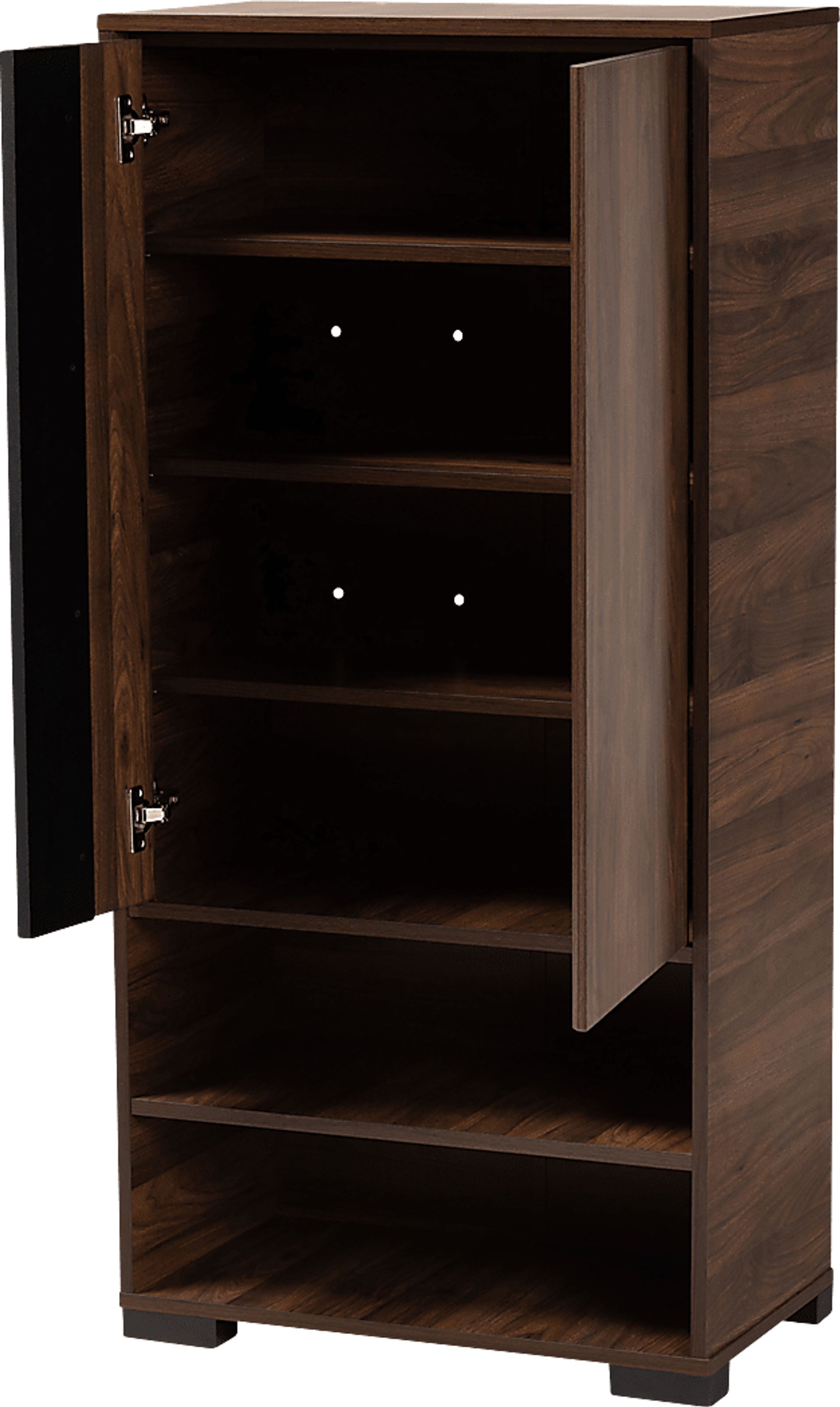 Kimeron Brown Shoe Storage Cabinet - Image 4