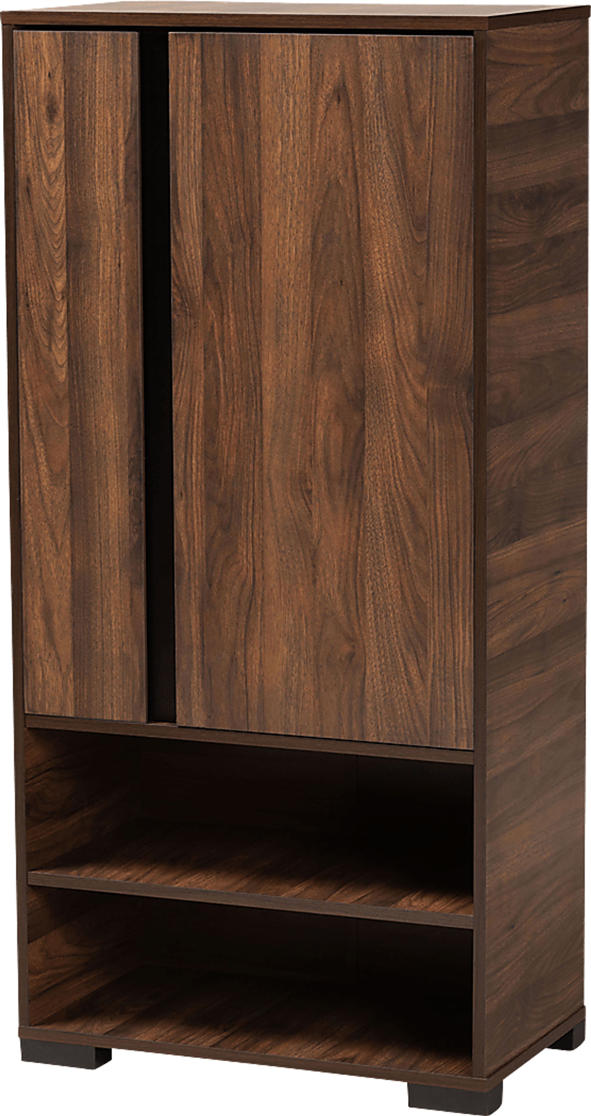 Kimeron Brown Shoe Storage Cabinet - Image 1