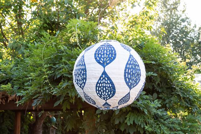 Kimmer Trail Outdoor Blue Solar Lantern - Thumbnail - Image 2