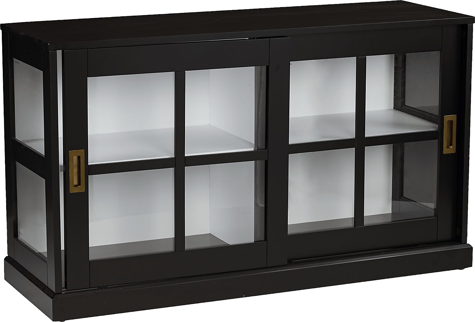 Kimmeridge Black Curio Cabinet - Rooms To Go